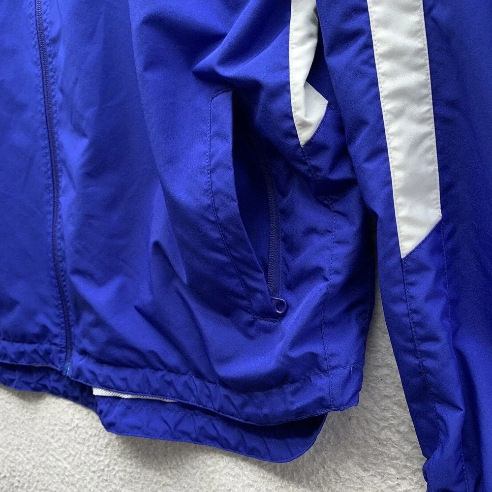 Brooks Hawaii Windbreaker Mens Large L Vented Mesh Blue‎ White Running Athletic